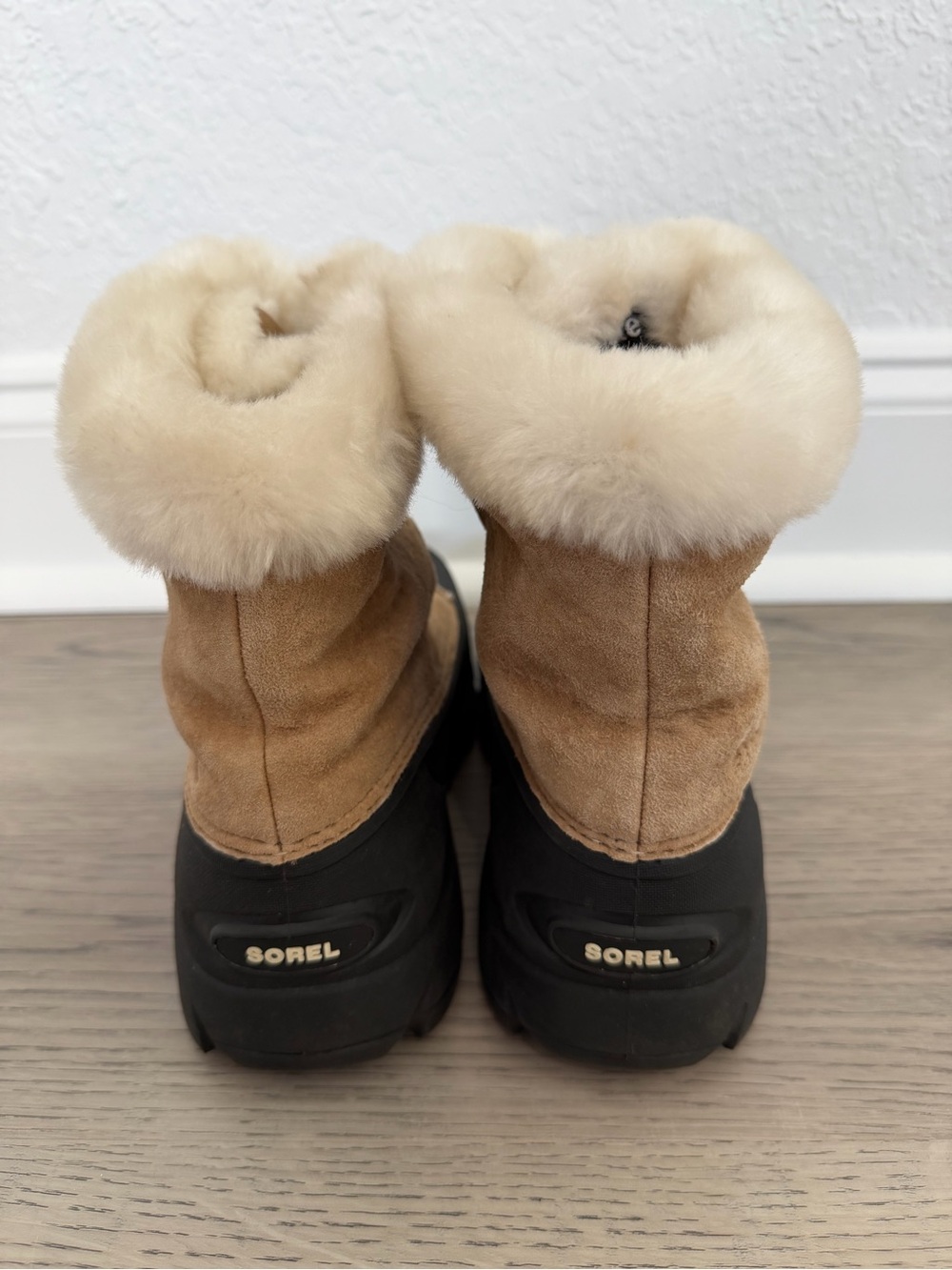 NEW Sorel Snow Angel Waterproof Suede Upper Thinsulate Zip Boots Size 8 $160 - Picture 6 of 11